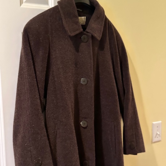 Wool & Mohair Full Length Winter Coat, Women’s Size 6 - Picture 2 of 5